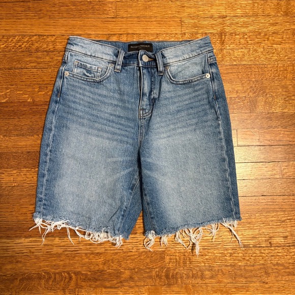Banana Republic Pants - Banana Republic Petite Denim Shorts Distressed Frayed Hem Light Wash‎ Size 25/0